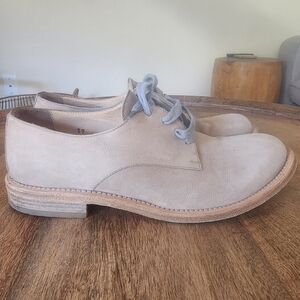 Brunello Cucinelli Leather Oxford Derby Shoes Mens US Size 6 / EU 39